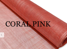 Load image into Gallery viewer, Big Black Saucer Hat with Pink Bow on a headband