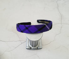 Load image into Gallery viewer, Tartan Check Plaid Headband, Alice Band, 2 cms width,