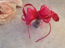 Load image into Gallery viewer, Big Bow Fascinator Headband