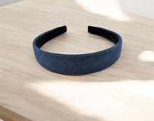 Load image into Gallery viewer, New Denim Alice Band Headband – Stylish and Versatile Flat Hairband, Width Option