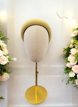 Load image into Gallery viewer, Yellow Padded Headband 4 cms wide