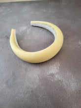 Load image into Gallery viewer, Yellow Padded Headband 4 cms wide