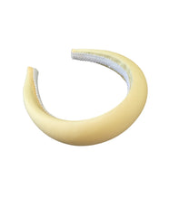 Load image into Gallery viewer, Yellow Padded Headband 4 cms wide