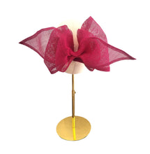 Load image into Gallery viewer, Large Pink Bow Fascinator, Back bow hatinator, 45 cms wide, colour options