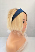 Load image into Gallery viewer, New Denim Alice Band Headband – Stylish and Versatile Flat Hairband, Width Option