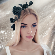 Load image into Gallery viewer, Delicate Pink Rose Vine Fascinator