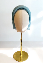 Load image into Gallery viewer, Pale Blue Bow Headband Fascinator, with Back Bow, 5.5 cms wide