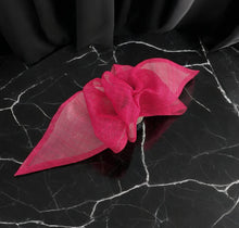 Load image into Gallery viewer, Large Pink Bow Fascinator, Back bow hatinator, 45 cms wide, colour options