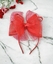 Load image into Gallery viewer, Big Bow Fascinator Headband