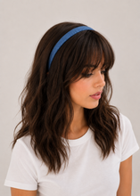 Load image into Gallery viewer, New Denim Alice Band Headband – Stylish and Versatile Flat Hairband, Width Option