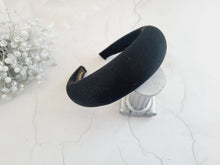 Load image into Gallery viewer, Satin Padded Headband 4 cm wide