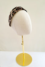 Load image into Gallery viewer, Wide Leopard Print Alice Band Headband, Flat Hair Band with Width Options
