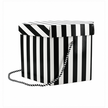 Load image into Gallery viewer, Striped Fascinator Presentation &amp; Storage Box (UK only)