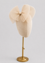 Load image into Gallery viewer, Oversized Double Bow Fascinator, Hair Clip or Comb