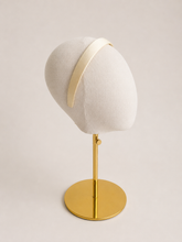 Load image into Gallery viewer, Butter Yellow Silk Alice Band | Width choice