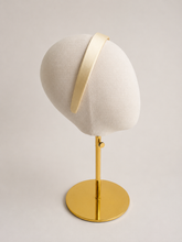Load image into Gallery viewer, Butter Yellow Silk Alice Band | Width choice
