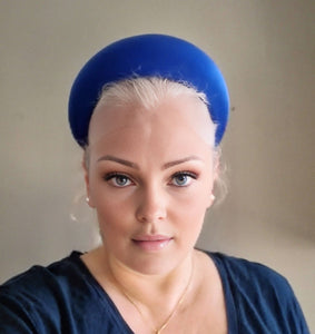 Extra tall padded satin halo headband 4 cms height