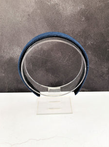 New Denim Alice Band Headband – Stylish and Versatile Flat Hairband, Width Option