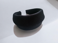 Load image into Gallery viewer, Velvet Ridged Headband, Halo Crown Fascinator 7.5 or 10 cm Wide (colour options)