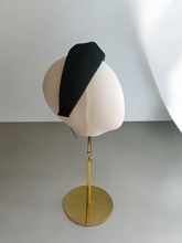 Load image into Gallery viewer, Velvet Ridged Headband, Halo Crown Fascinator 7.5 or 10 cm Wide (colour options)