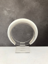 Load image into Gallery viewer, Ivory Satin Padded headband Hair Band 2.5 cms Wide