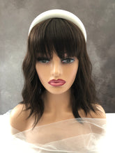 Load image into Gallery viewer, Ivory Satin Padded headband Hair Band 2.5 cms Wide
