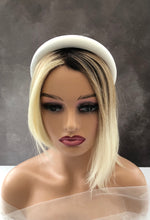 Load image into Gallery viewer, Ivory Satin Padded headband Hair Band 2.5 cms Wide