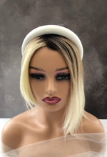 Load image into Gallery viewer, Ivory Satin Padded headband Hair Band 2.5 cms Wide