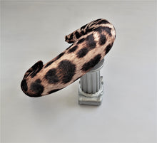 Load image into Gallery viewer, Leopard Velvet Padded Headband — Tall 4 cm Statement Alice Band
