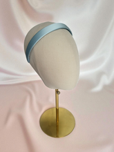 Load image into Gallery viewer, Powder blue Satin Alice Headband – Duchess Satin, Various Width Options