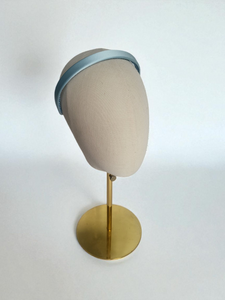 Powder blue Satin Alice Headband – Duchess Satin, Various Width Options