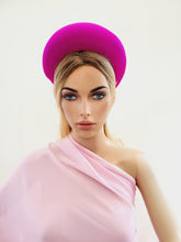Load image into Gallery viewer, Extra Tall Satin Halo crown headband (colour choice available)