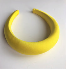 Load image into Gallery viewer, Satin Padded Headband 4 cm wide