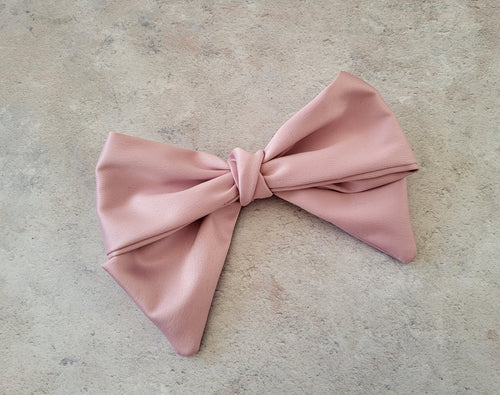 Satin Bow Hair Clip