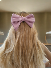 Load image into Gallery viewer, Satin Bow Hair Clip