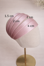 Load image into Gallery viewer, Pink Silk Satin Alice Band Hairband, Width Options, Occasion Wedding Headband