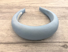 Load image into Gallery viewer, Stretch Satin Padded Headband – 4cm Wide, Colour Choice