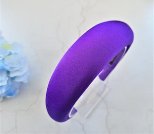 Satin Padded Headband 4 cm wide