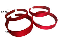 Load image into Gallery viewer, Red Satin Alice Headband – Duchess Satin, Various Width Options