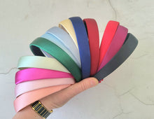 Load image into Gallery viewer, Pure Silk Headband, Alice Band, 2 cms width, Luxury Gift