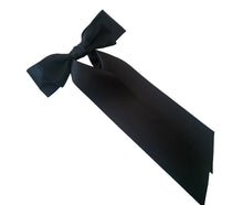 Load image into Gallery viewer, Large Satin Bow Hair Clip, Double Bow with tails