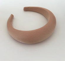 Load image into Gallery viewer, Satin Padded Headband 4 cm wide