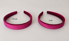 Load image into Gallery viewer, Wine red Velvet Alice Band Headband — Flat Style with Size Options (Copy)