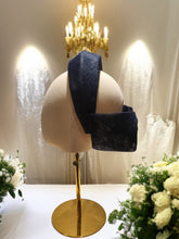Load image into Gallery viewer, Bow Ridged Headband Fascinator with Back Bow "Cherry"