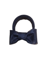 Load image into Gallery viewer, Bow Ridged Headband Fascinator with Back Bow "Cherry"