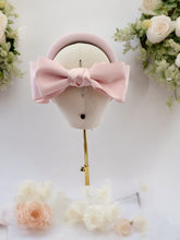 Load image into Gallery viewer, Pale Pink Headband and Satin Back Bow