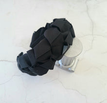 Load image into Gallery viewer, Plaited Woven Ribbon Headband, Fascinator, Luxury Ladies Gift, 5 cms Wide