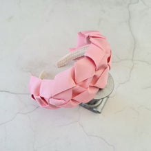 Load image into Gallery viewer, Plaited Woven Ribbon Headband, Fascinator, Luxury Ladies Gift, 5 cms Wide