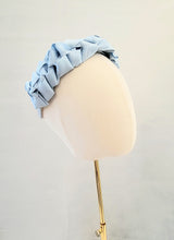 Load image into Gallery viewer, Plaited Woven Ribbon Headband, Fascinator, Luxury Ladies Gift, 5 cms Wide