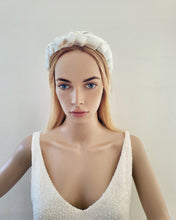 Load image into Gallery viewer, Plaited Woven Ribbon Headband, Fascinator, Luxury Ladies Gift, 5 cms Wide